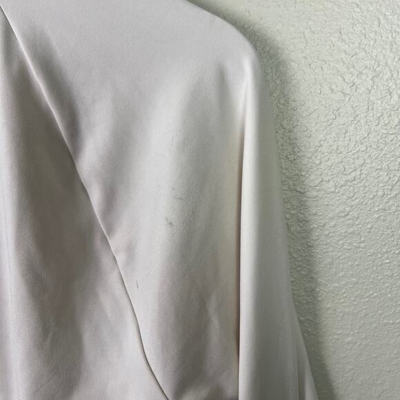 Athleta Women's Size Large Run Free Half Zip Long Sleeve Pullover White - Picture 10 of 14